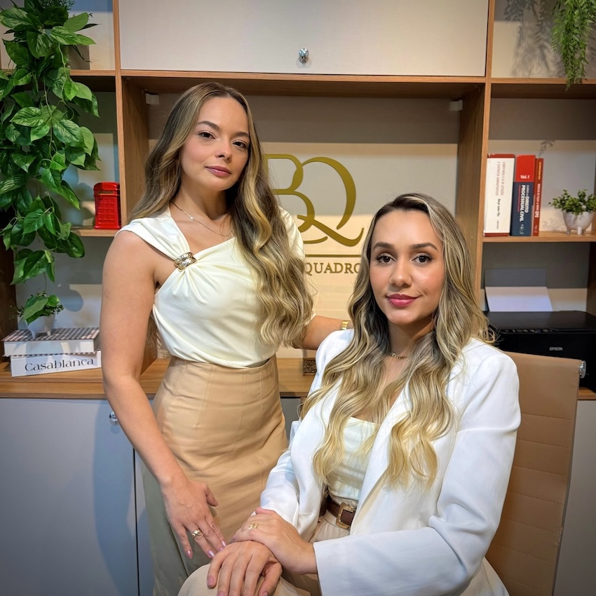 advogadas Renata Quadros e Naiane Bessa especialistas em inventário e holding familiar
